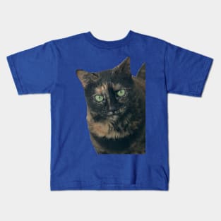 Tortie Closeup Kids T-Shirt